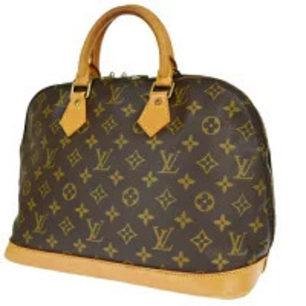 Louis Vuitton Alma Handbag Monogram Leather